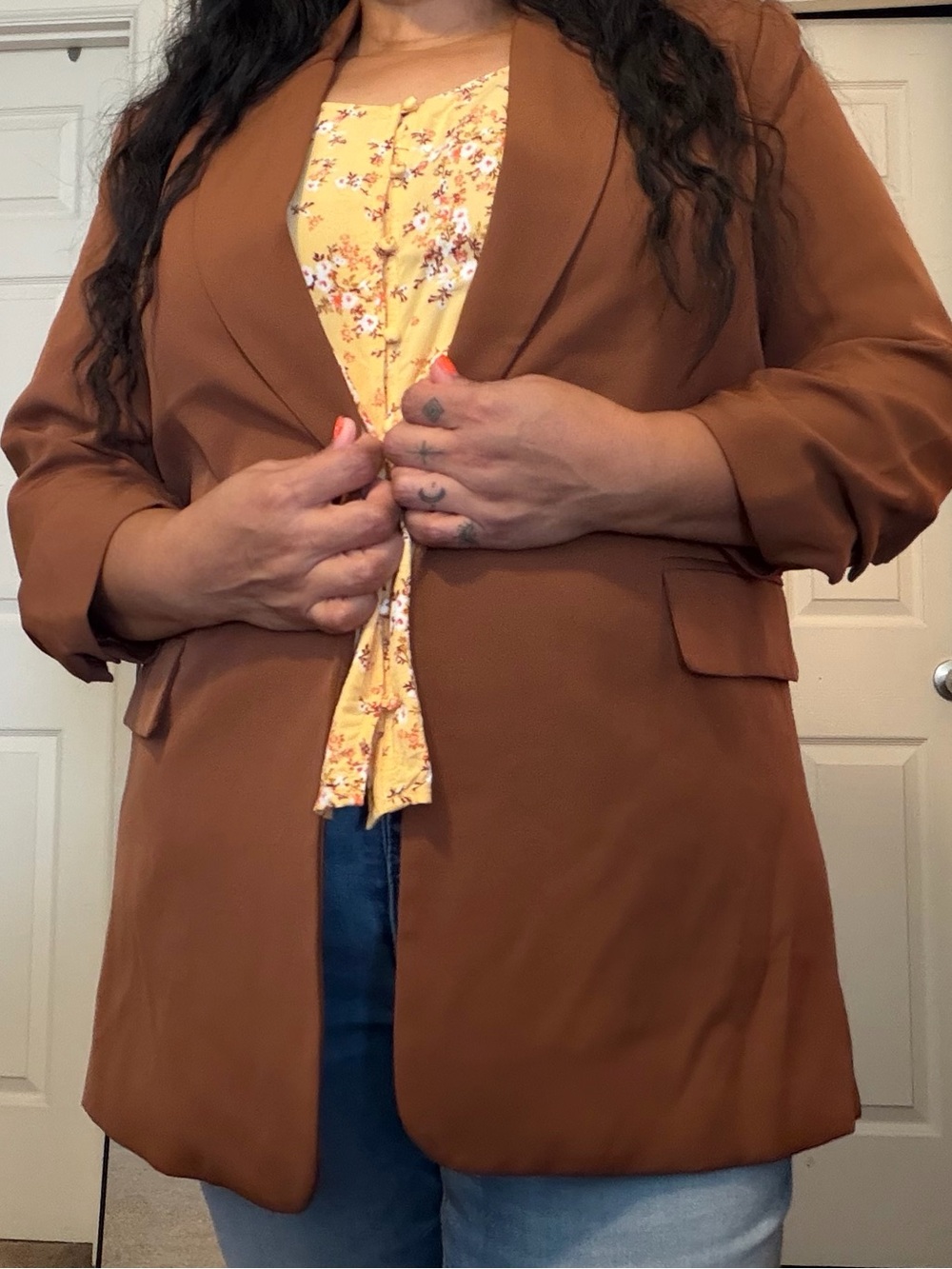 Scoop NYC Brown Blazer